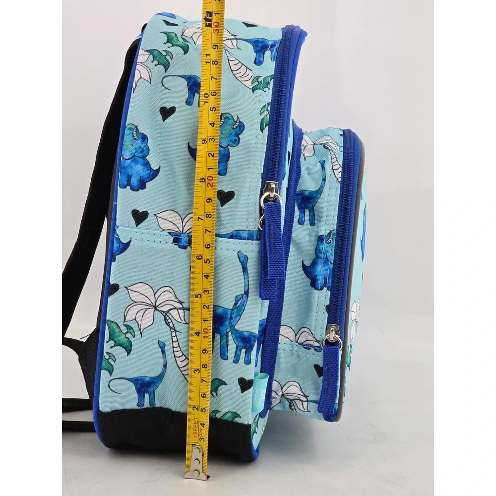 JumpOff Jo Wildkin Backpack Boys 12 Inch Blue Dino Print - NWT